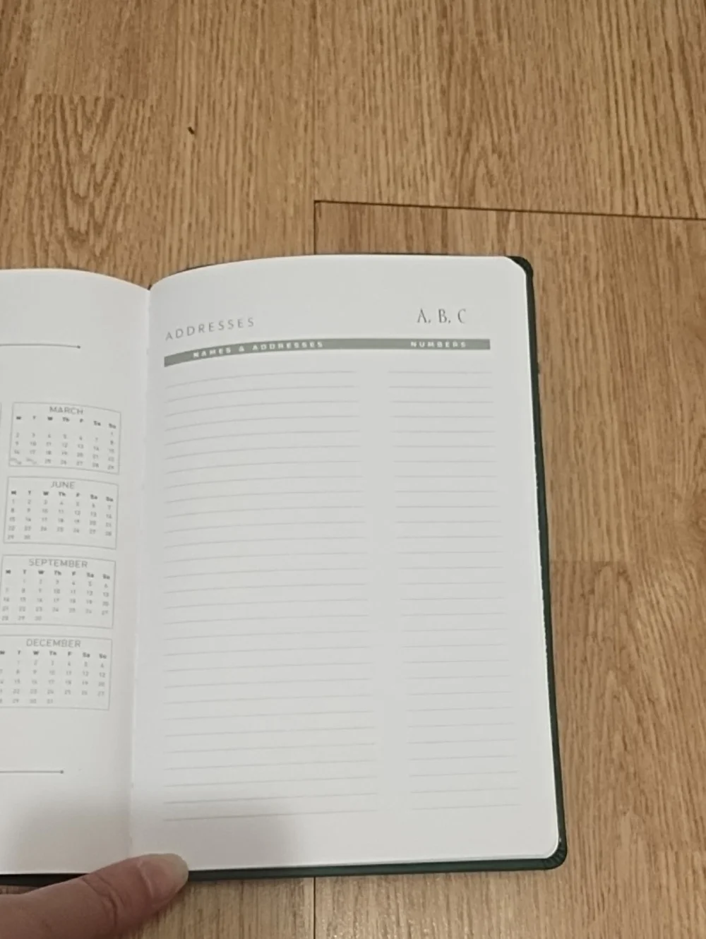 Leather Bound 5 Year Undated Journal/Calendar/Planne
